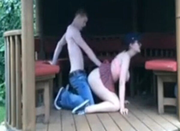 Son and mom public fucking!