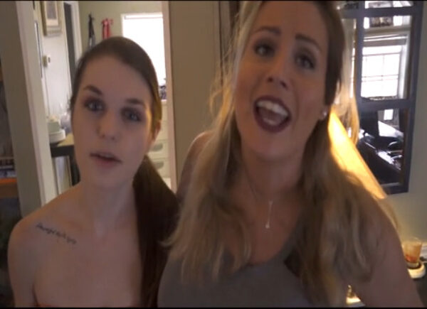Being fucked by his own mother and his little sister!