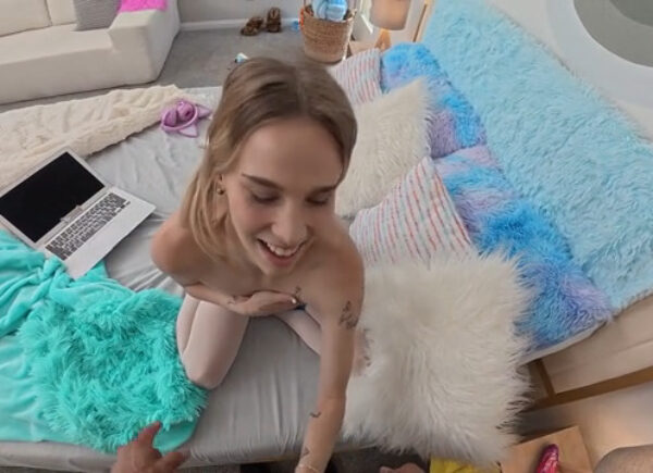Fucked and creampied by her angry father!
