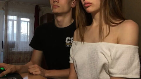 Horny siblings fucking