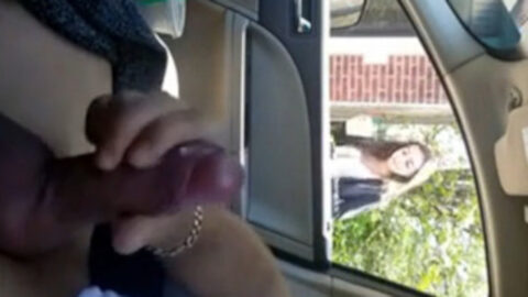 Funny public flashing