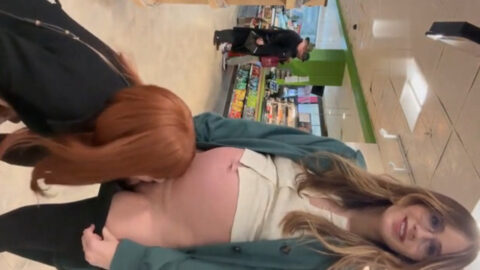 She is being licked by girlfriend!