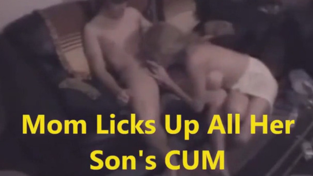 Dad video’s mom jacking off their teen son