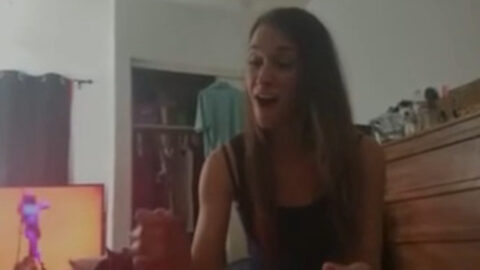 Sister gives handjob