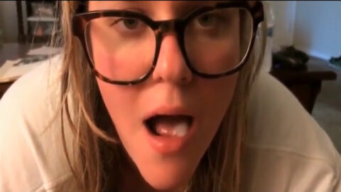 Blowjob and cum eating