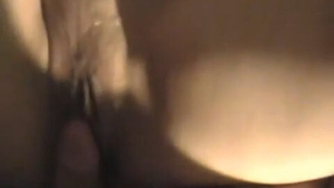 Amateur mother and son engaging in intimate breeding sex, close up view, homemade setting