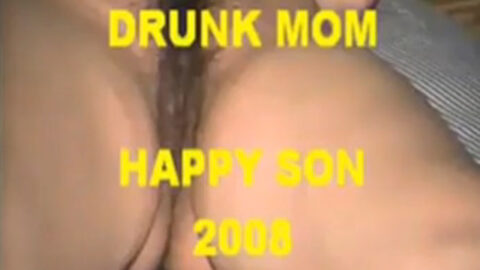 Wasted mother lying back on couch getting bred by her real son in grainy vintage amateur incest video