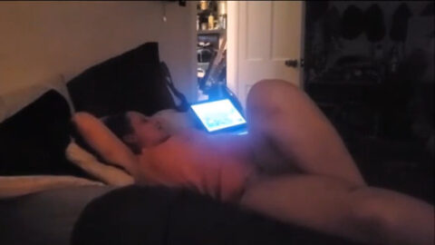 Young brother and sister fucking on living room couch, homemade incest sex tape, parents gone for the weekend, amateur sibling porn
