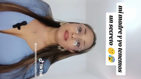 Mom recording a taboo incest confession video for TikTok