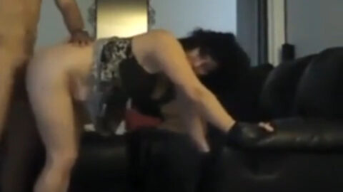 Real mother straddling her son on the bed during amateur incest sex