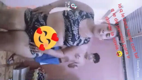 Amateur mother and son in homemade Spanish incest scene